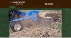 Desktop Screenshot of aplusaffordabletreeservice.com